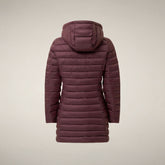 Women's Puffer Coat Carol in Burgundy Black - Preview FW26 Woman | Save The Duck