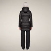 Damen-Steppmantel Reese in Braun-Schwarz - Gallery FW26 | Save The Duck