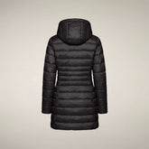Damen-Steppmantel Reese in Braun-Schwarz - Gallery FW26 | Save The Duck