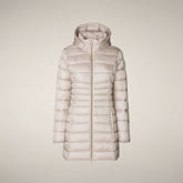 Damen-Steppmantel Reese in Rainy Beige | Save The Duck