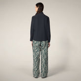 Women's Polo Bina in Black - Smartleisure Clothing | Save The Duck