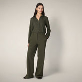 Women's Polo Bina in Snake Green - Smartleisure Clothing | Save The Duck