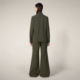 Women's Polo Bina in Snake Green - Smartleisure Clothing | Save The Duck