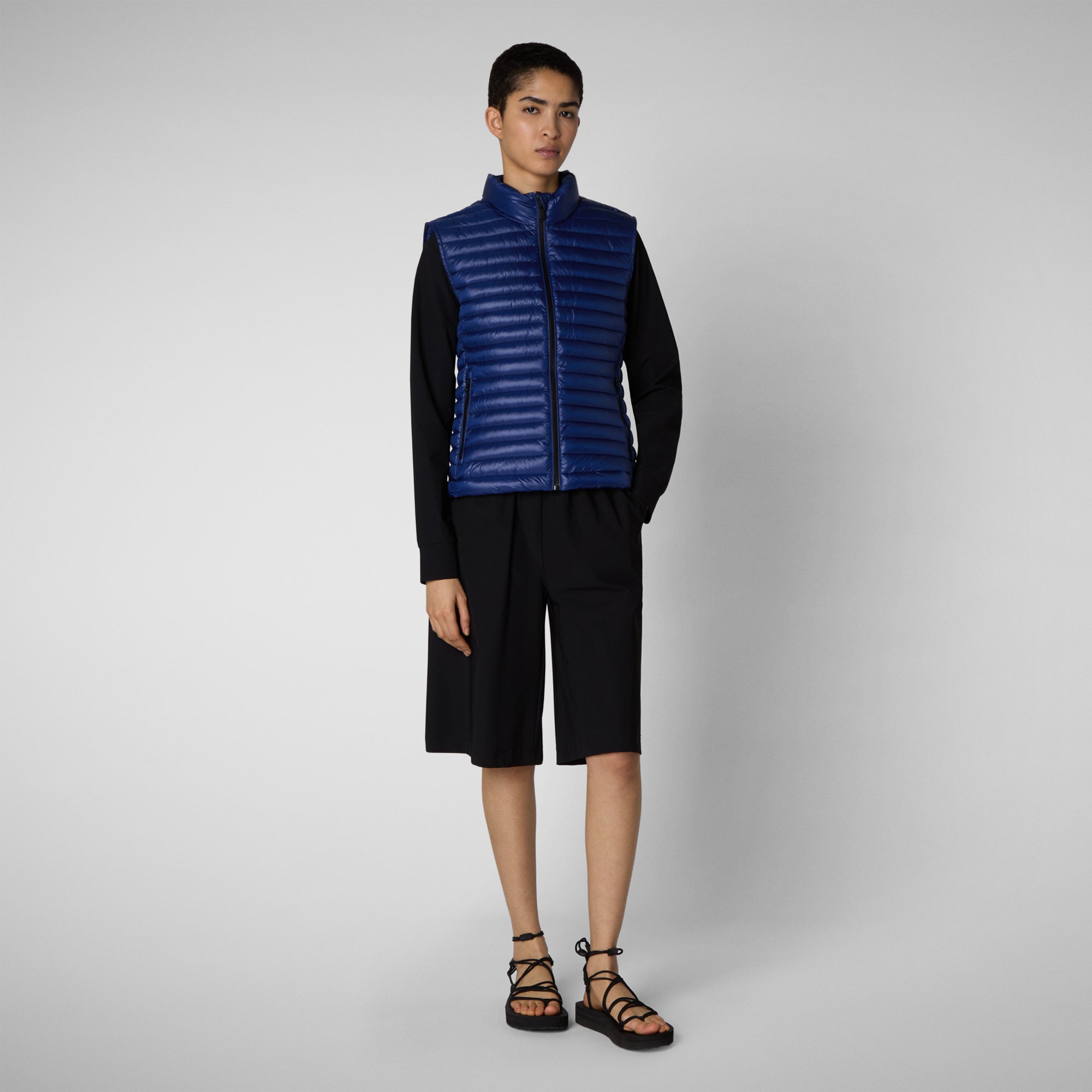 Gilet Piumino Donna Leggero | Imbottito In Piuma | Smanicato Trapuntato | Per Inverno E Sottogiacca - Foto 10