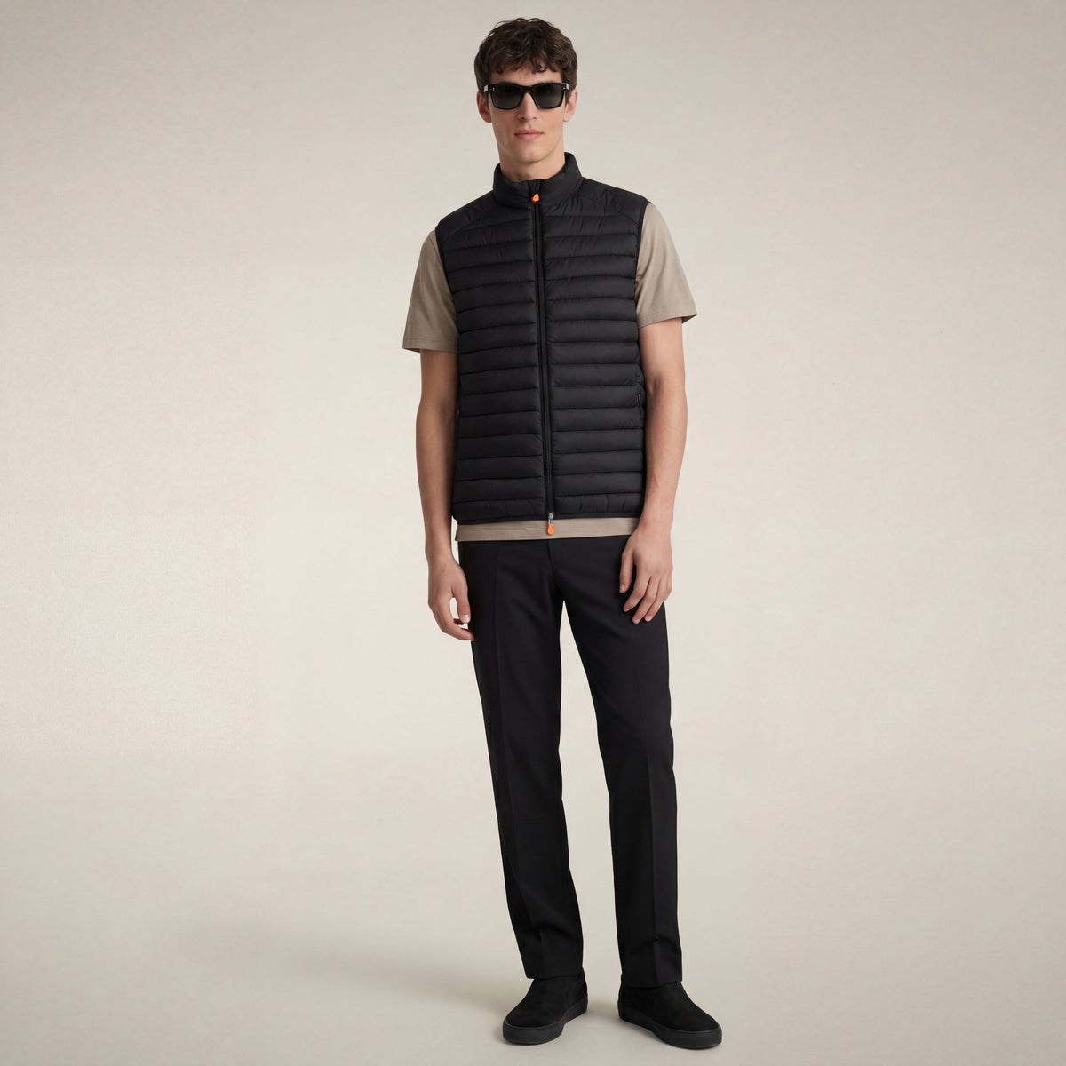 Gilet imbottito uomo Adam Nero