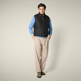 Gilet imbottito uomo Adam Nero - FW25 MAN COLLECTION | Save The Duck