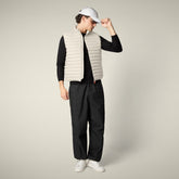 Gilet imbottito uomo Adam Beige chiaro - FW25 MAN COLLECTION | Save The Duck