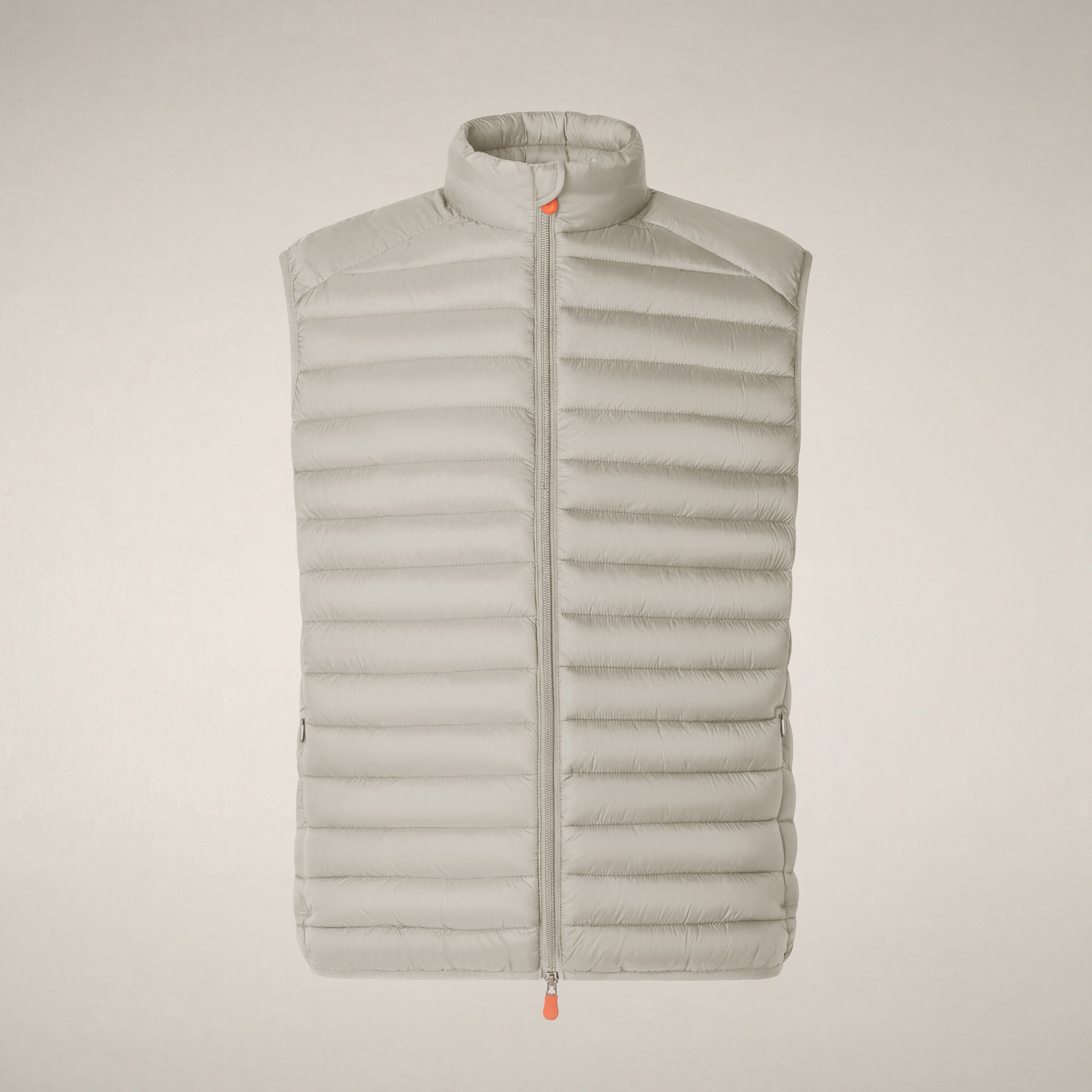 【HYEON】duck gilet / white Men's Casual and Sporty Gilets and Vests
