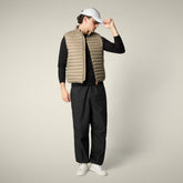 Gilet imbottito uomo Adam Grigio elefante - FW25 MAN COLLECTION | Save The Duck