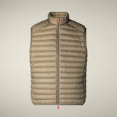 Gilet imbottito uomo Adam Grigio elefante - FW25 MAN COLLECTION | Save The Duck