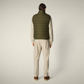Gilet imbottito uomo Adam Verde oliva - FW25 MAN COLLECTION | Save The Duck
