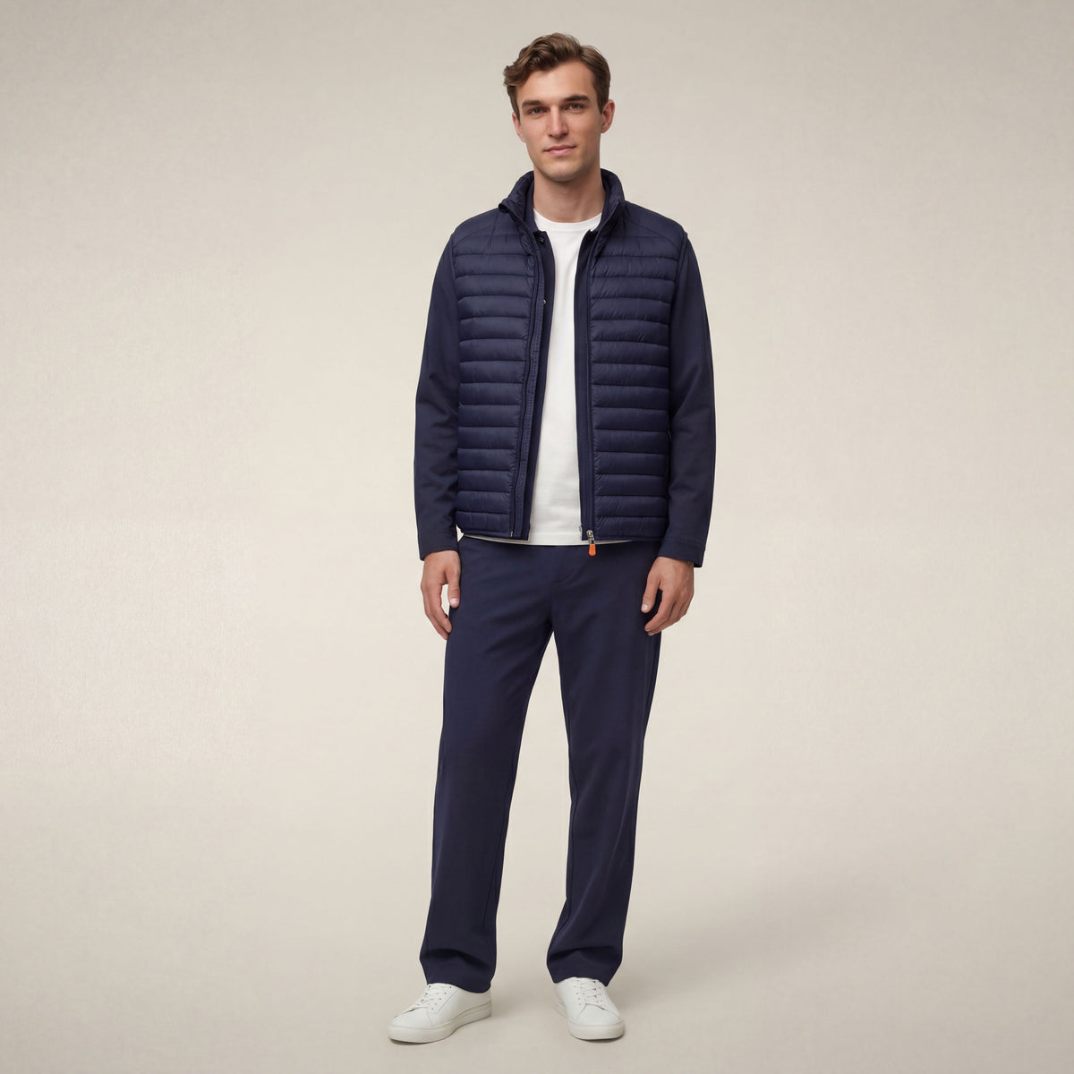 Gilet imbottito uomo Adam blu navy