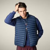 Gilet imbottito uomo Adam blu notte - FW25 MAN COLLECTION | Save The Duck