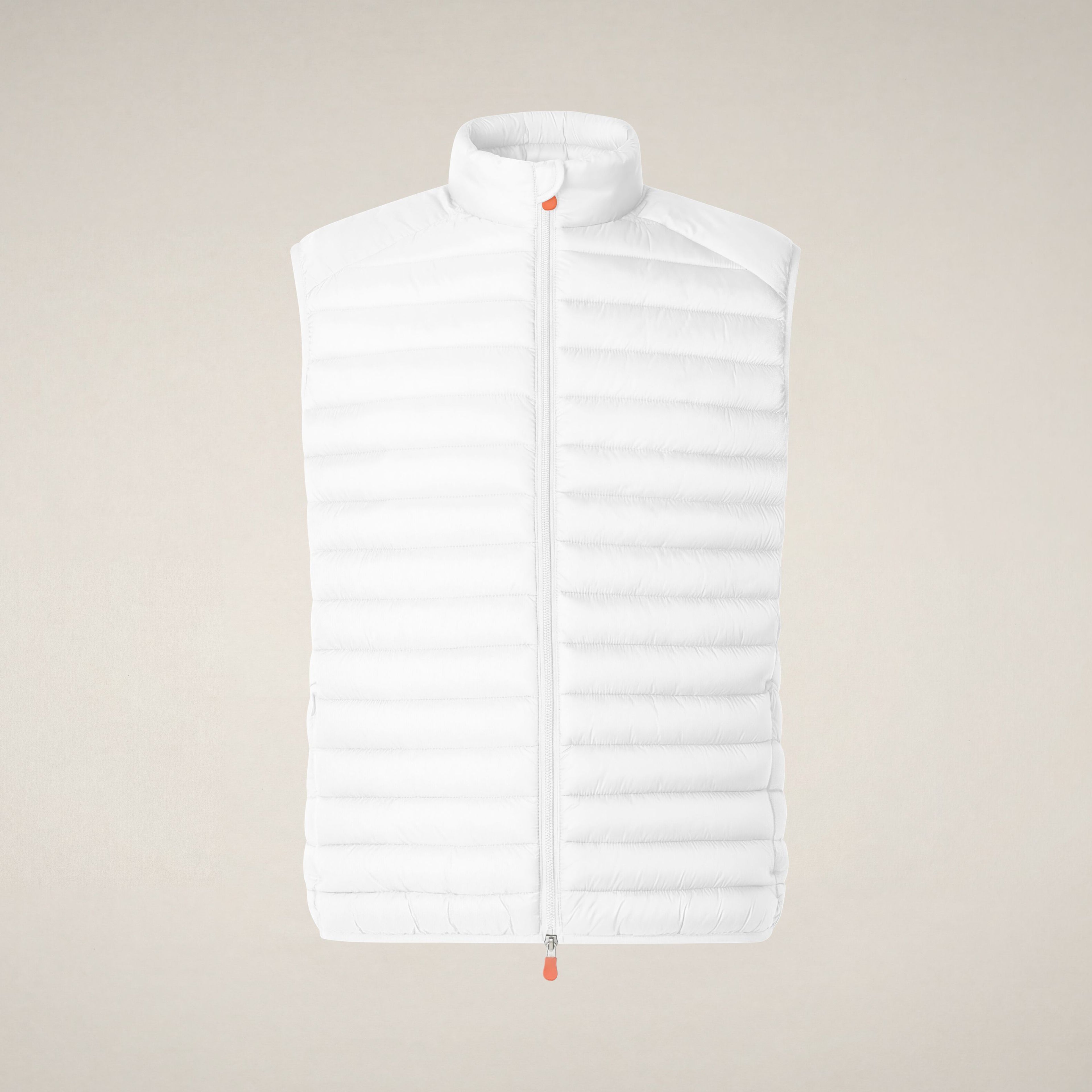 【HYEON】duck gilet / white Men's Casual and Sporty Gilets and Vests