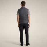 Herren-Steppweste Adam in Storm Grey - New in Man SS26 | Save The Duck