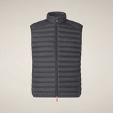 Herren-Steppweste Adam in Storm Grey - New in Man SS26 | Save The Duck