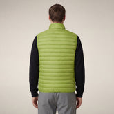 Herren-Steppweste Adam in Zitronengrün - New in Man SS26 | Save The Duck