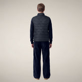 Herren-Steppweste Adam in Grau-Schwarz | Save The Duck