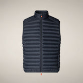 Herren-Steppweste Adam in Grau-Schwarz | Save The Duck