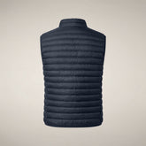 Herren-Steppweste Adam in Grau-Schwarz | Save The Duck
