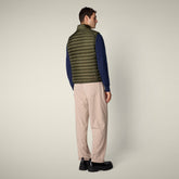 Gilet uomo animal free Danny verde oliva - Gilet Uomo | Save The Duck