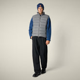 Gilet uomo animal free Italo grigio mélange - Bureau Uomo | Save The Duck