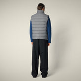 Gilet uomo animal free Italo grigio mélange - Bureau Uomo | Save The Duck