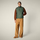 Gilet imbottito uomo Cleon verde timo - Uomo | Save The Duck