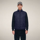 Herren-Steppweste Vince in Marineblau | Save The Duck