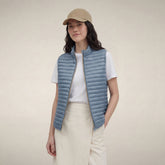 Gilet imbottito donna Arabella azzurro polvere | Save The Duck
