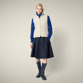 Gilet imbottito donna Charlotte Beige chiaro - Icons Donna | Save The Duck