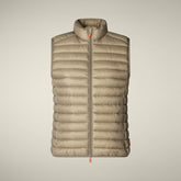 Gilet imbottito donna Charlotte Grigio elefante - Icons Donna | Save The Duck