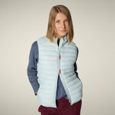 Gilet imbottito donna Charlotte azzurro ghiaccio - Gilet Donna | Save The Duck