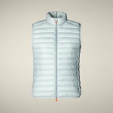 Gilet imbottito donna Charlotte azzurro ghiaccio - Gilet Donna | Save The Duck