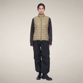 Gilet imbottito donna Charlotte Grigio elefante - Generic | Save The Duck