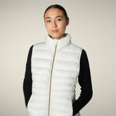 Gilet imbottito donna Lynn bianco panna - Icons Donna | Save The Duck