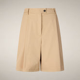 Short Lysandra beige stardust pour femme - ASAP - Smartleisure Woman - ASAP | Save The Duck