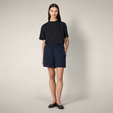 Women's Shorts Ieva in Navy Blue - ASAP | Save The Duck