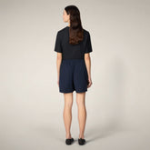 Women's Shorts Ieva in Navy Blue - ASAP | Save The Duck