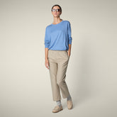 Pantaloni donna Milan beige - Abbigliamento Smartleisure | Save The Duck