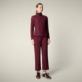 Pantaloni donna Milan bordeaux - Abbigliamento Smartleisure | Save The Duck