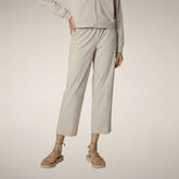 Women's Pants Milan in Rainy Beige - Fyi | Save The Duck