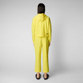 Woman's sweatshirt Pear in starlight yellow - Smartleisure Woman | Save The Duck
