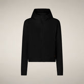 Women's Hoodie Pear in Black - Fyi - Smartleisure Clothing | Save The Duck
