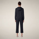 Women's Hoodie Pear in Blue Black - Fyi - Smartleisure Clothing | Save The Duck