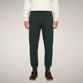 Men's Joggers Enno in Nori Green | Save The Duck