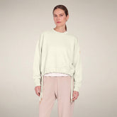 Women's Crewneck Sweatshirt Akemi in Cloud White | Save The Duck