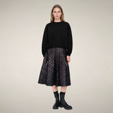 Women's Crewneck Sweatshirt Akemi in Black | Save The Duck