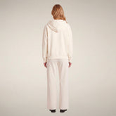 Women's Zip-Up Hoodie Kiku in Cloud White - Beyond Outerwear Woman FW26 | Save The Duck