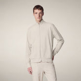 Veste zippée Tulio beige clair pour homme - FYI | Save The Duck